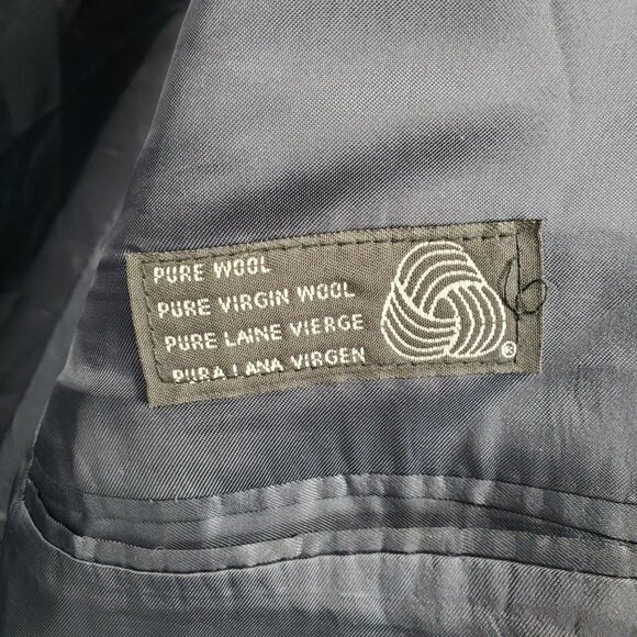 Ralph Lauren Chaps Long Sleeve 2 Button Blazer Jacket Men Size 42 Regular Vintag - Picture 4 of 12